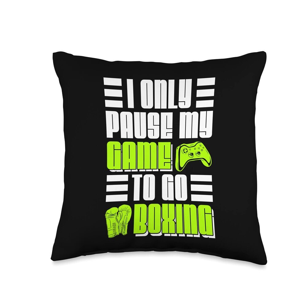 7321 I Only Pause My Game To Go Boxing Funny Gaming Gamer Boxer Throw